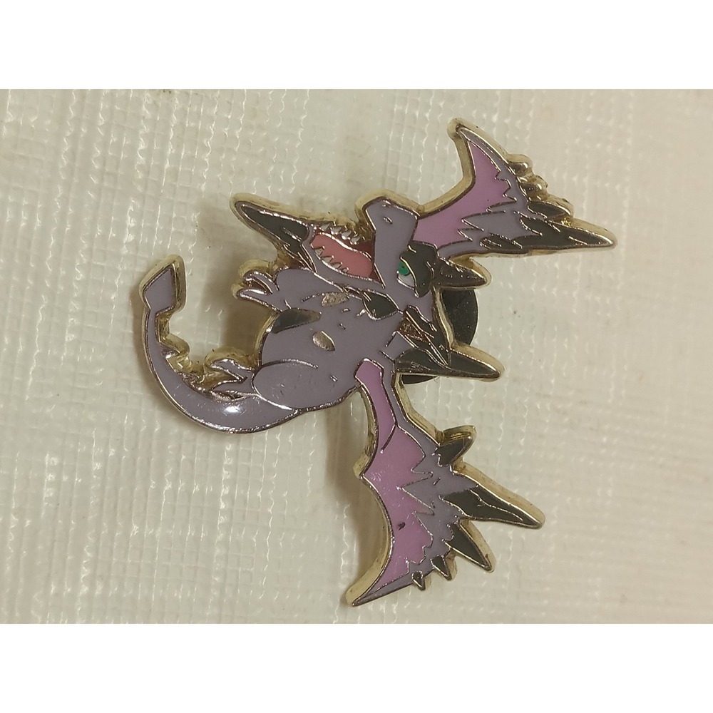 Official Pokemon Mega Aerodactyl Enamel Pin 2015 Nintendo Gold Tone  Accessory